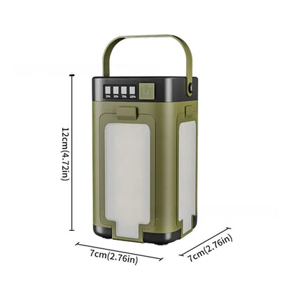 Solar & USB LED Camping Lantern - 6 Light Modes