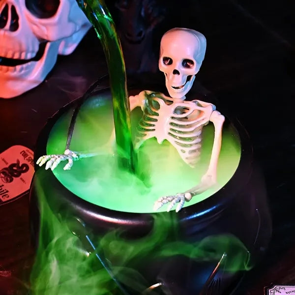 Halloween Floating Cauldron with Fog & LED Light