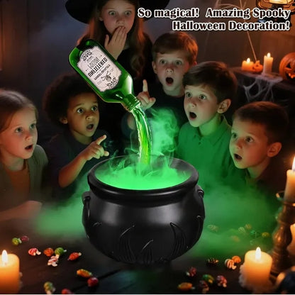 Halloween Floating Cauldron with Fog & LED Light
