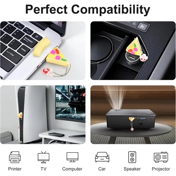 Custom cute cartoon kids collegue student USB flash drive
