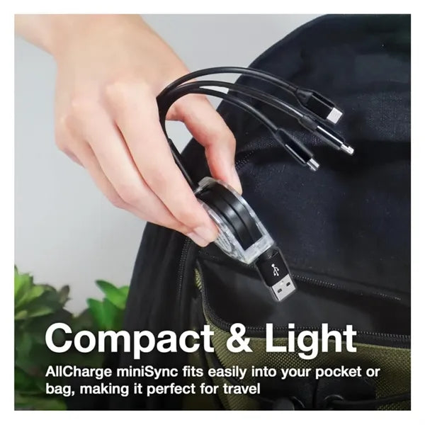 3-in-1 USB Retractable Phone Charger Cord