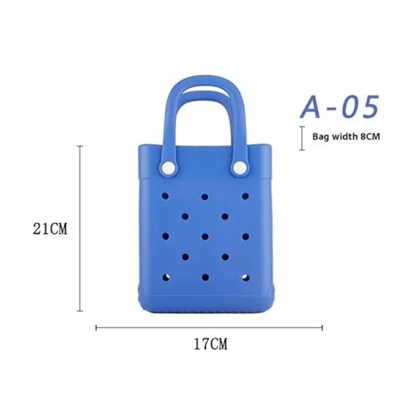 Small Rubber Beach Tote Bag