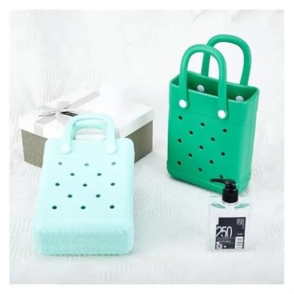 Small Rubber Beach Tote Bag