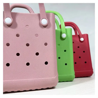 Small Rubber Beach Tote Bag