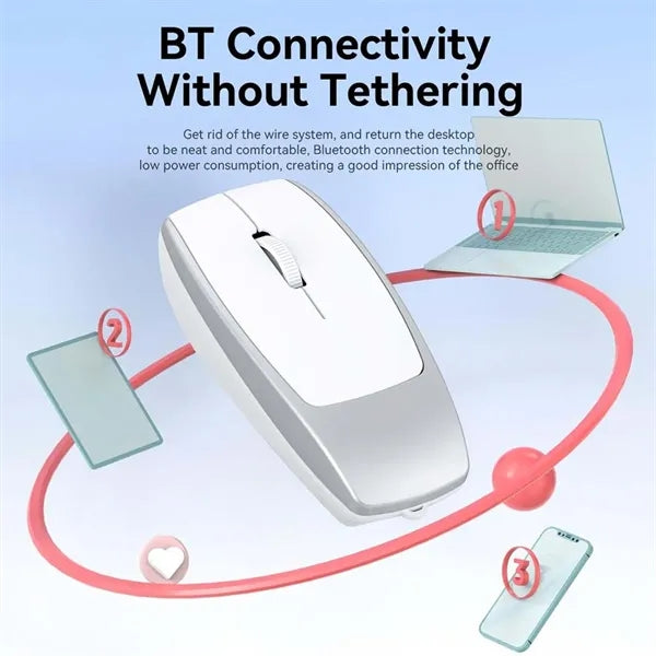 Gaming mini bluetooth wireless mouse with tf card reader