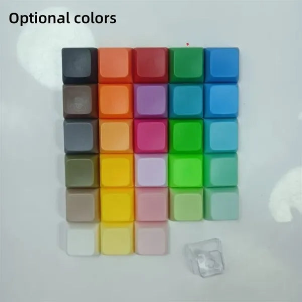 Glow in the dark stress relief keyboard keychain