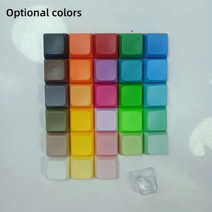 Glow in the dark stress relief keyboard keychain