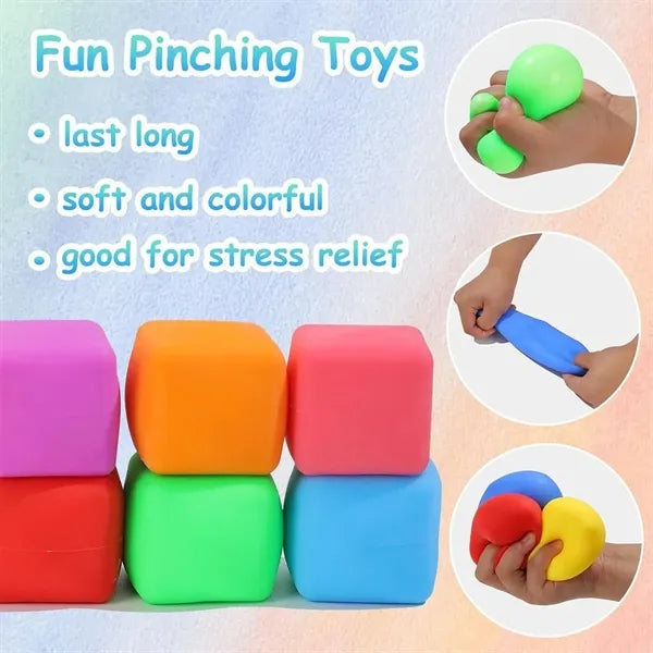Classroom prize kids adults fidget toy square stress cube