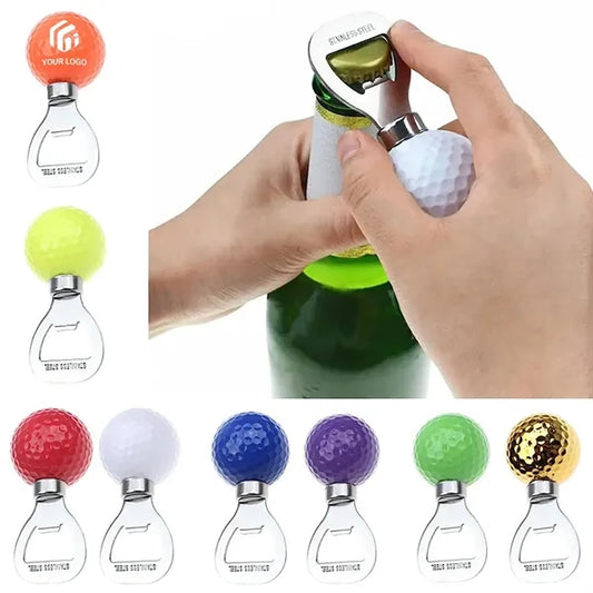 Funny novelty gift fridge beer tool golf ball bottle opener