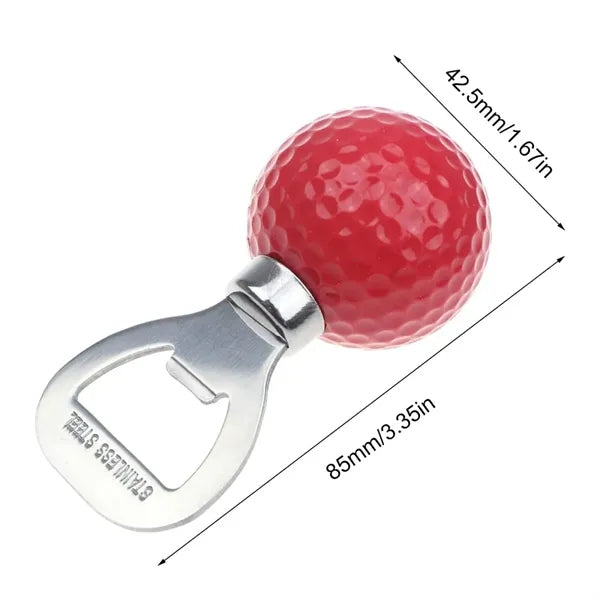 Funny novelty gift fridge beer tool golf ball bottle opener
