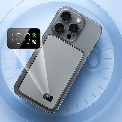 Wireless Magnetic Light Portable Fast Charging Power Bank