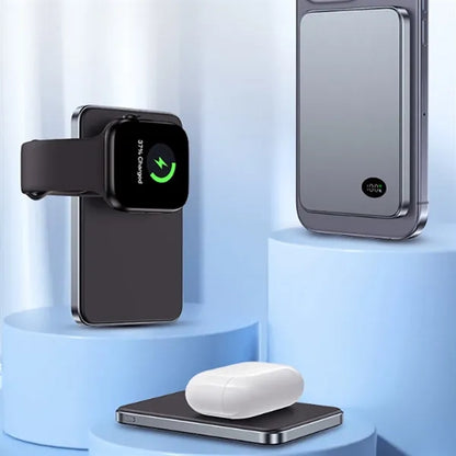 Wireless Magnetic Light Portable Fast Charging Power Bank