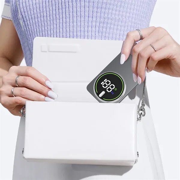 Magnetic Digital Display Wireless Fast Charging Power Bank