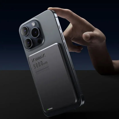 Magnetic Wireless 2 In 1 Fast Charging Portable Power Bank
