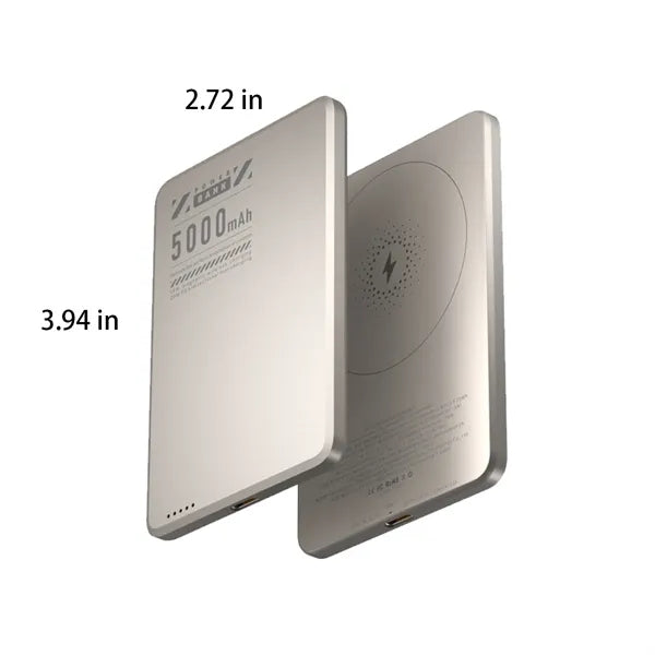 Magnetic Wireless 2 In 1 Fast Charging Portable Power Bank