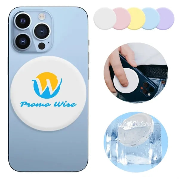 Mini Magnetic Round Portable Wireless Wired Power Bank