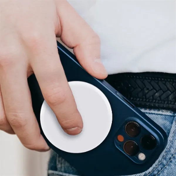 Mini Magnetic Round Portable Wireless Wired Power Bank