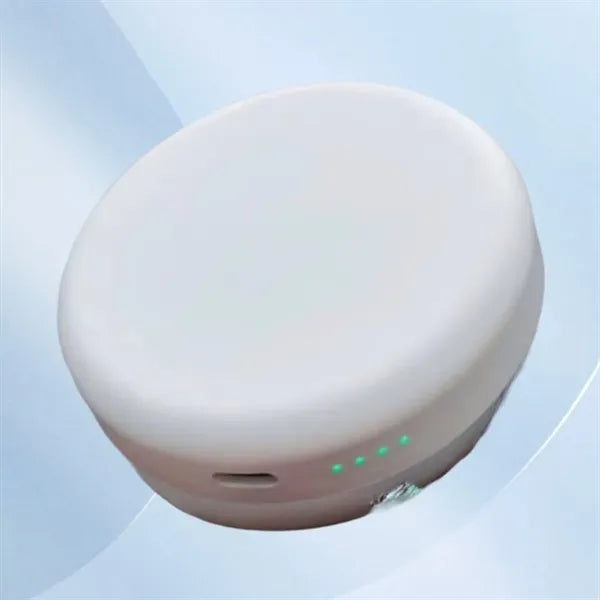 Mini Magnetic Round Portable Wireless Wired Power Bank