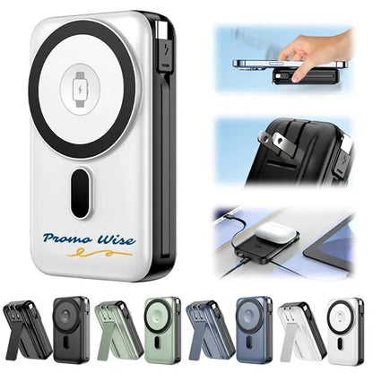 Magnetic Three-In-One Dual-Wire Fast Charging Power Bank