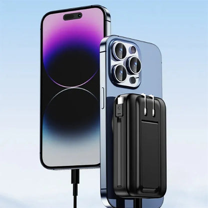 Magnetic Three-In-One Dual-Wire Fast Charging Power Bank