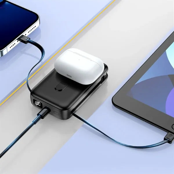 Magnetic Three-In-One Dual-Wire Fast Charging Power Bank