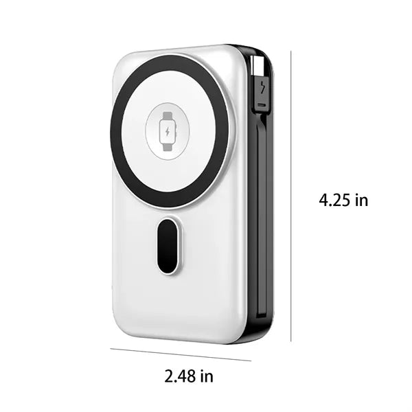 Magnetic Three-In-One Dual-Wire Fast Charging Power Bank
