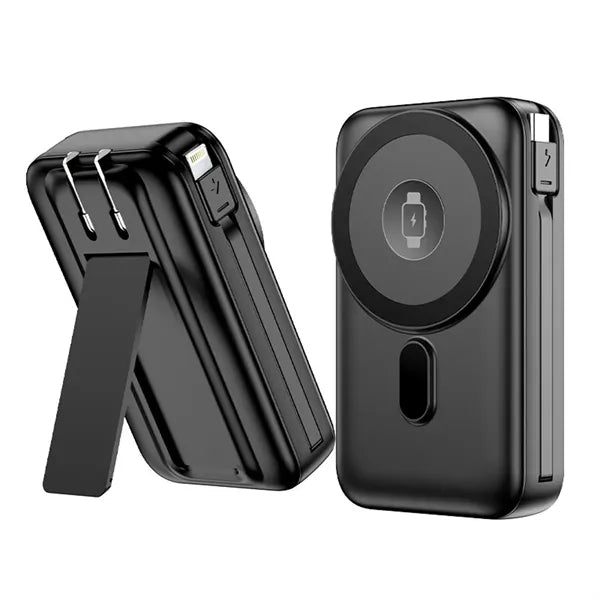 Magnetic Three-In-One Dual-Wire Fast Charging Power Bank