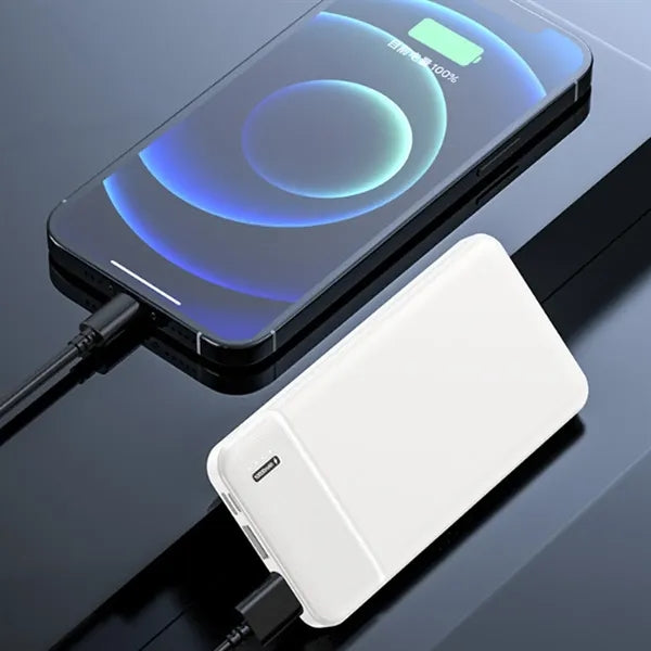 Large-Capacity 10000 MAh Bidirectional Battery Power Bank