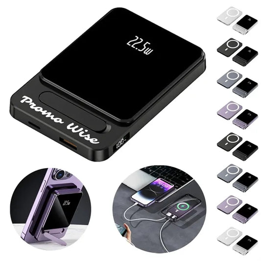 Magnetic Wireless Foldable Stand Portable Power Bank