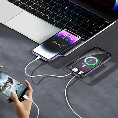 Magnetic Wireless Foldable Stand Portable Power Bank