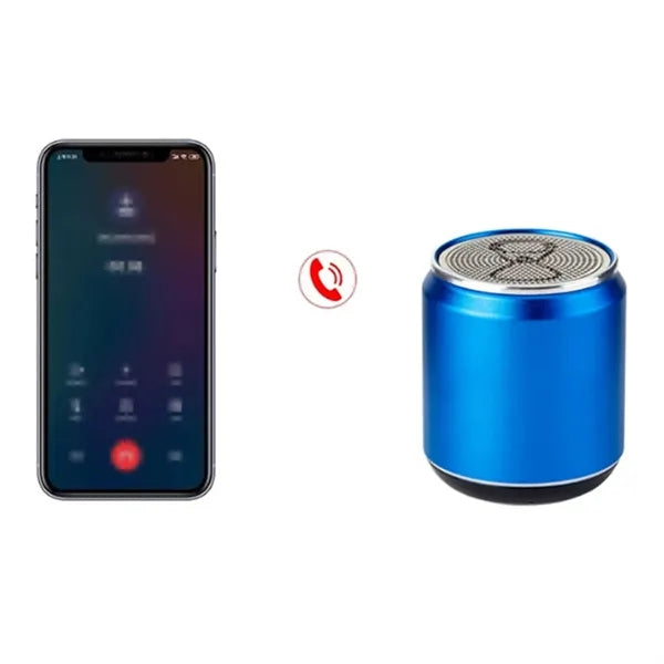 Stylish And Portable Metal Bluetooth Speaker With Lanyard