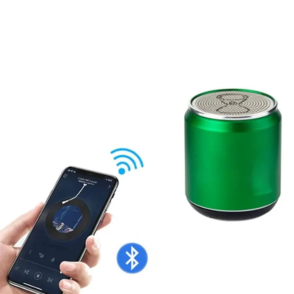 Stylish And Portable Metal Bluetooth Speaker With Lanyard