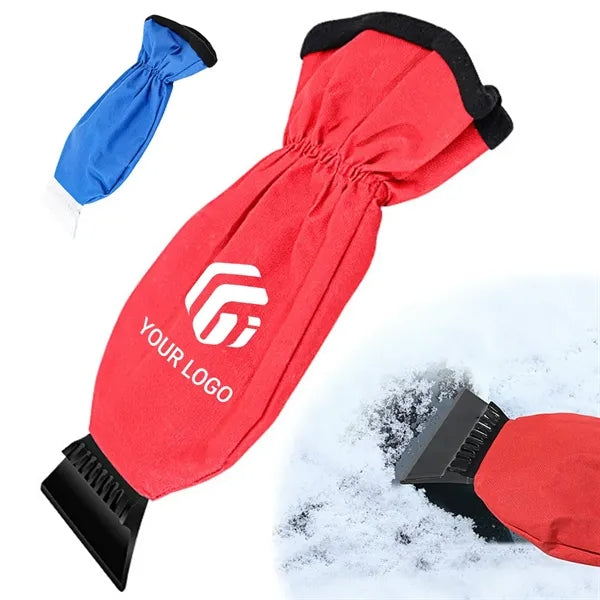 SUV truck snow removal cars window ice scraper with glove