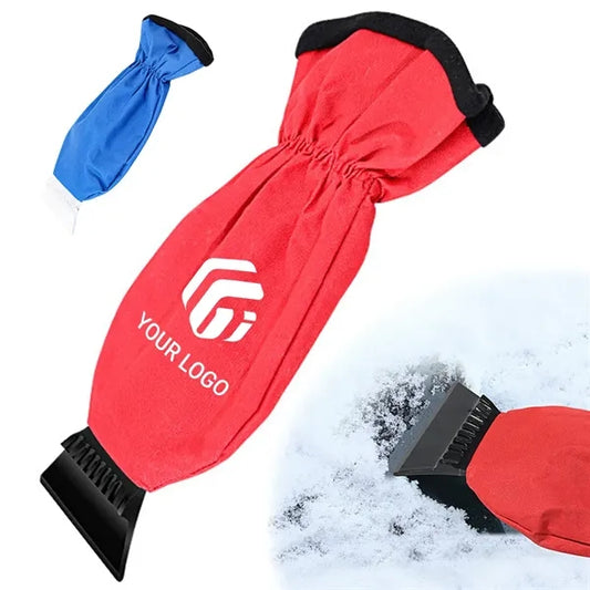 SUV truck snow removal cars window ice scraper with glove