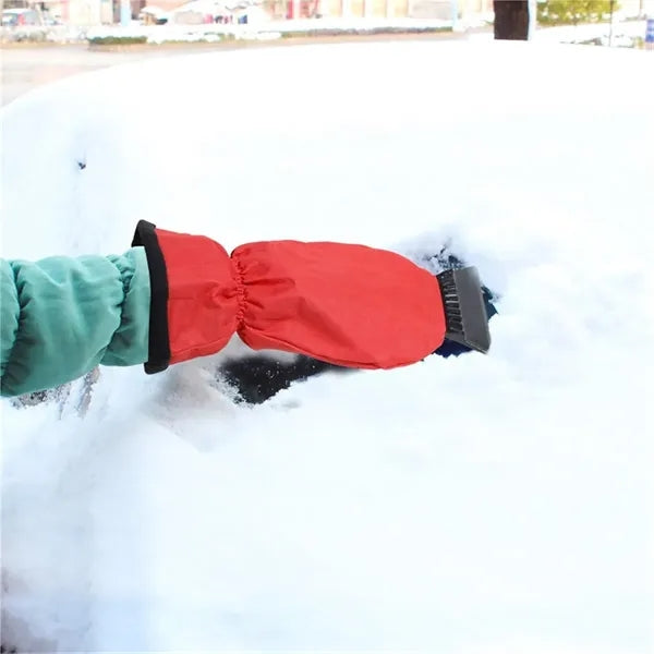 SUV truck snow removal cars window ice scraper with glove