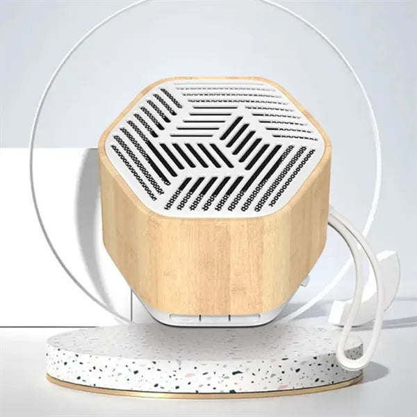 Mini Portable Low Power Consumption Wooden Bluetooth Speaker