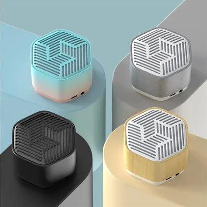 Mini Portable Low Power Consumption Wooden Bluetooth Speaker