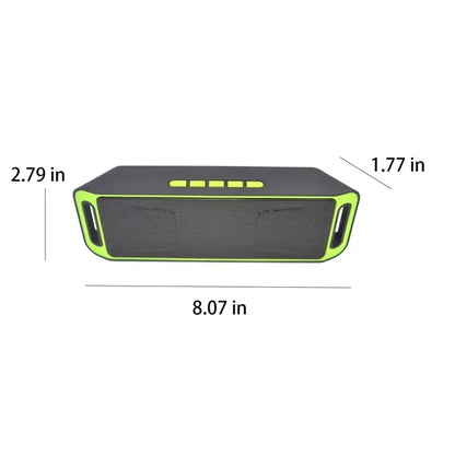 Mini Card Subwoofer Outdoor Wireless Dual Speaker Player