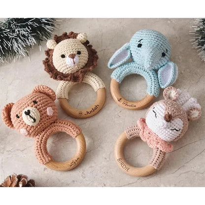 Wooden Baby Rattle