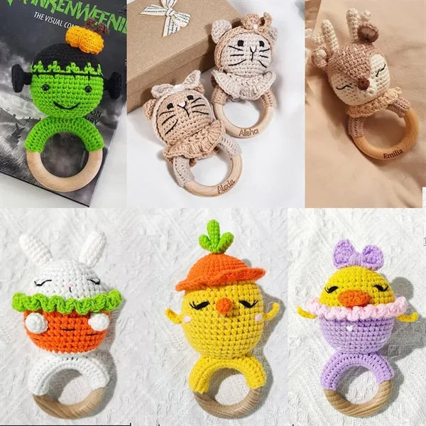 Wooden Baby Rattle