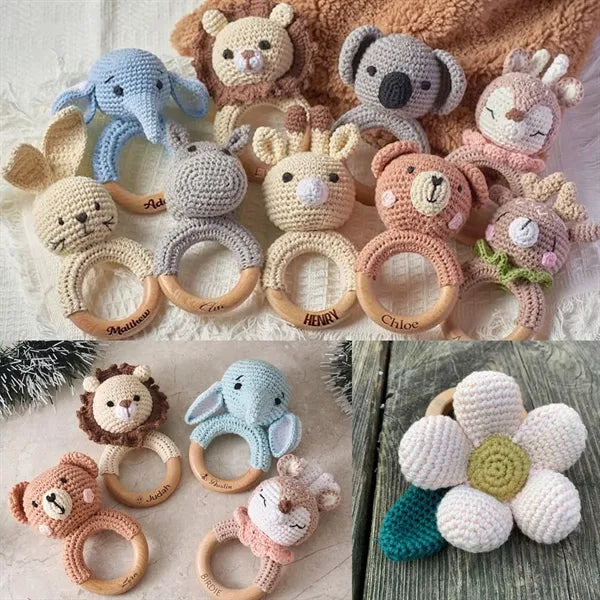Wooden Baby Rattle