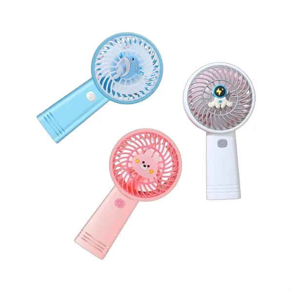 Usb Charging Portable Cartoon Handheld Fan
