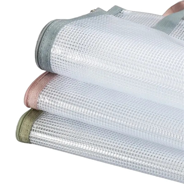 Pvc Mesh Handheld Zipper Bag