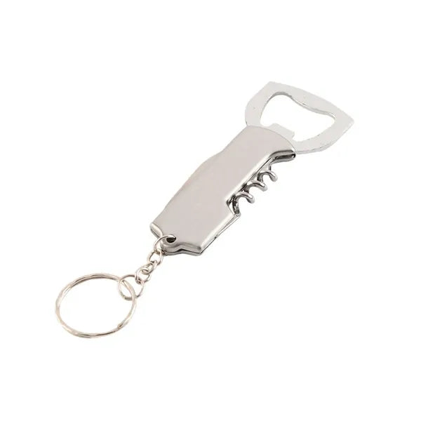 Multi-Function Bottle Opener Keychain