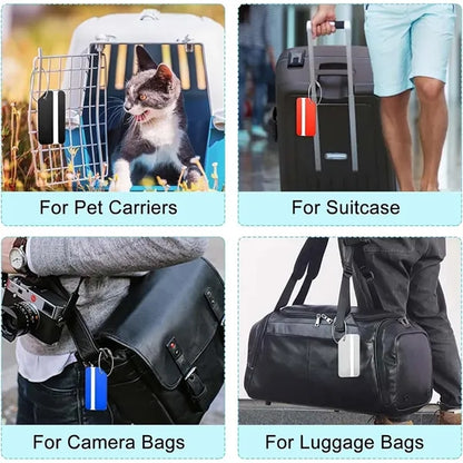 Durable Aluminum Alloy Luggage Tags Travel Suitcase ID Label
