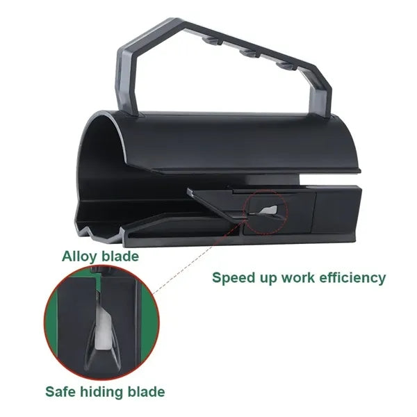 Christmas Wrapping Paper Cutter with Handle