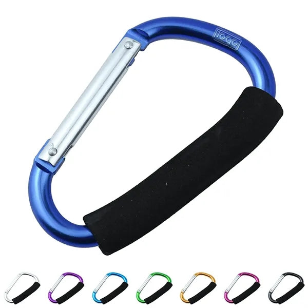 Large Foam Handle Carabiner Clips