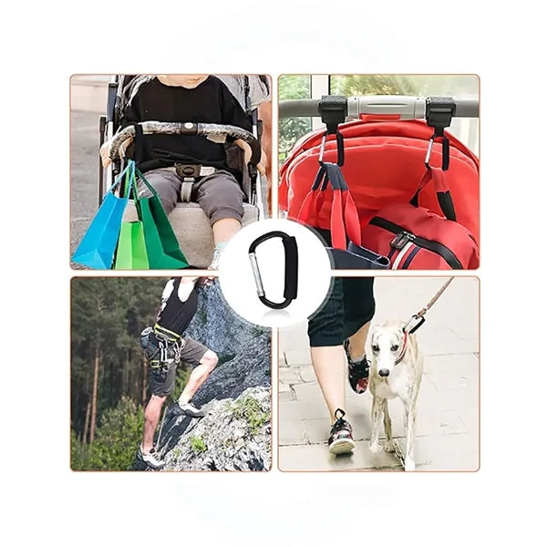 Large Foam Handle Carabiner Clips