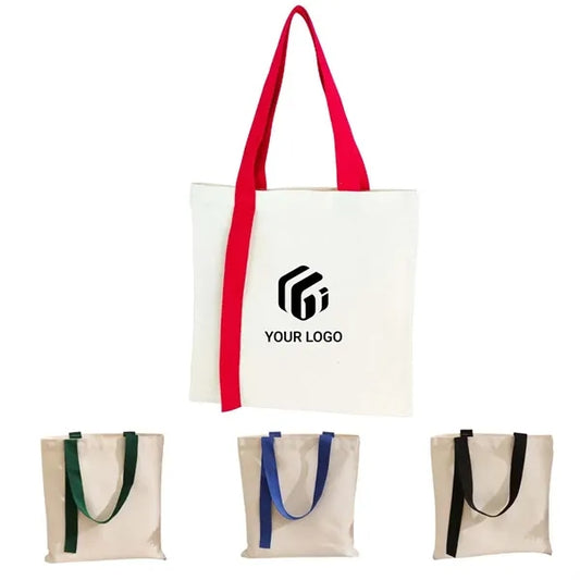 Eco-friendly Durable Grocery Shopping Beach Canvas Tote Bag