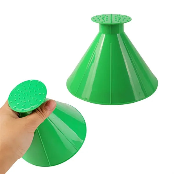2 in 1 Funnel and Snow Scraper for Windshield Snow Removal